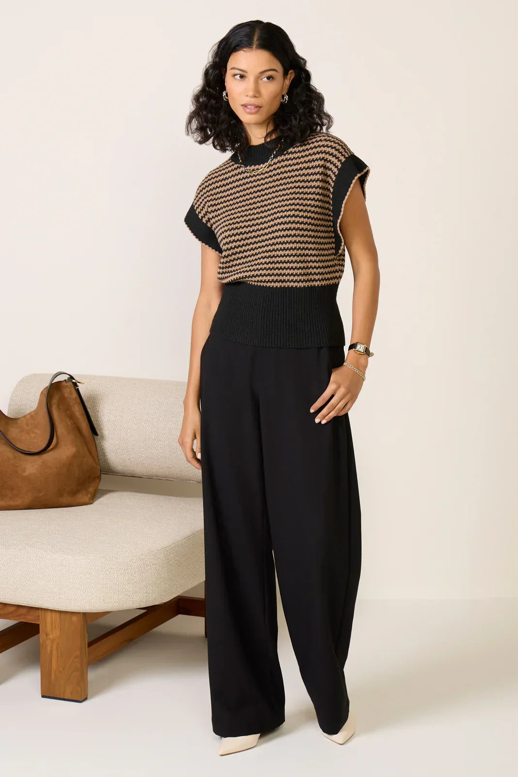 Ellisa Sleeveless Sweater