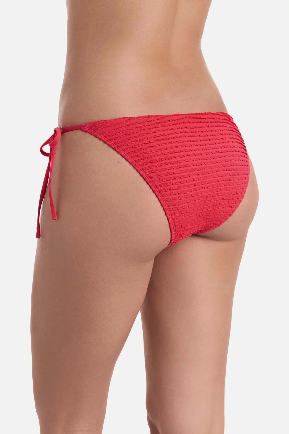 Peyton Tie Side Pant Baby Ruffle Hot Coral