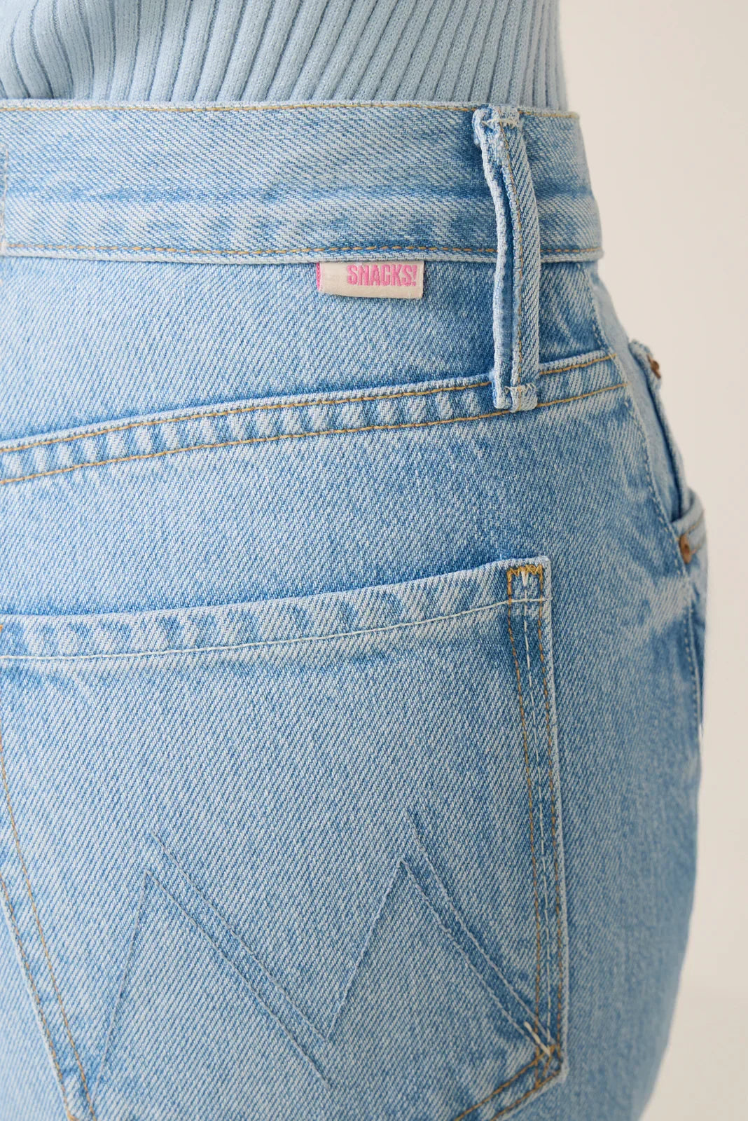 Petite Lil Lemon Twist Sneak Wide Leg Jean