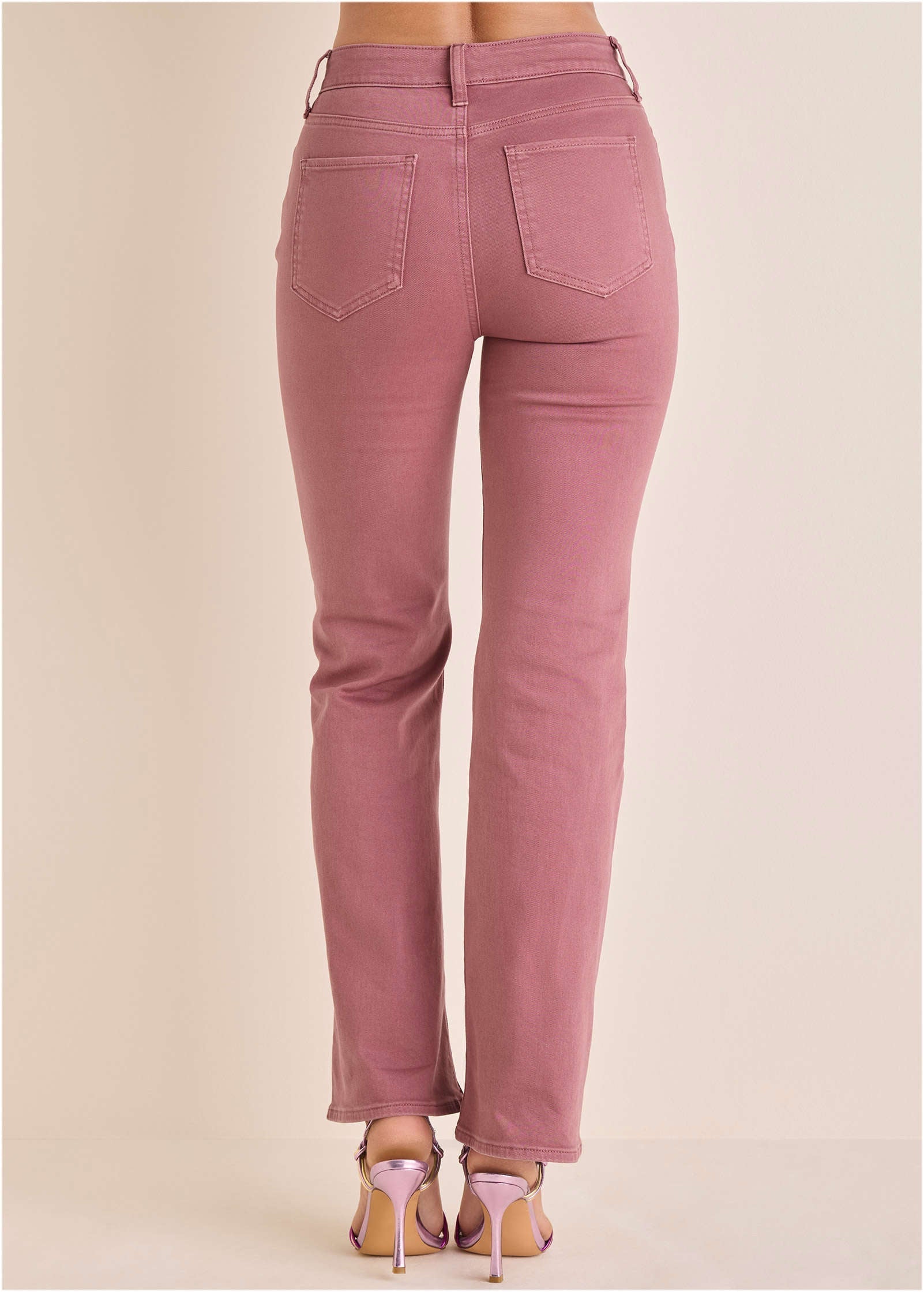 Penelope Modern Flare Jeans Berry