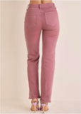 Penelope Modern Flare Jeans Berry