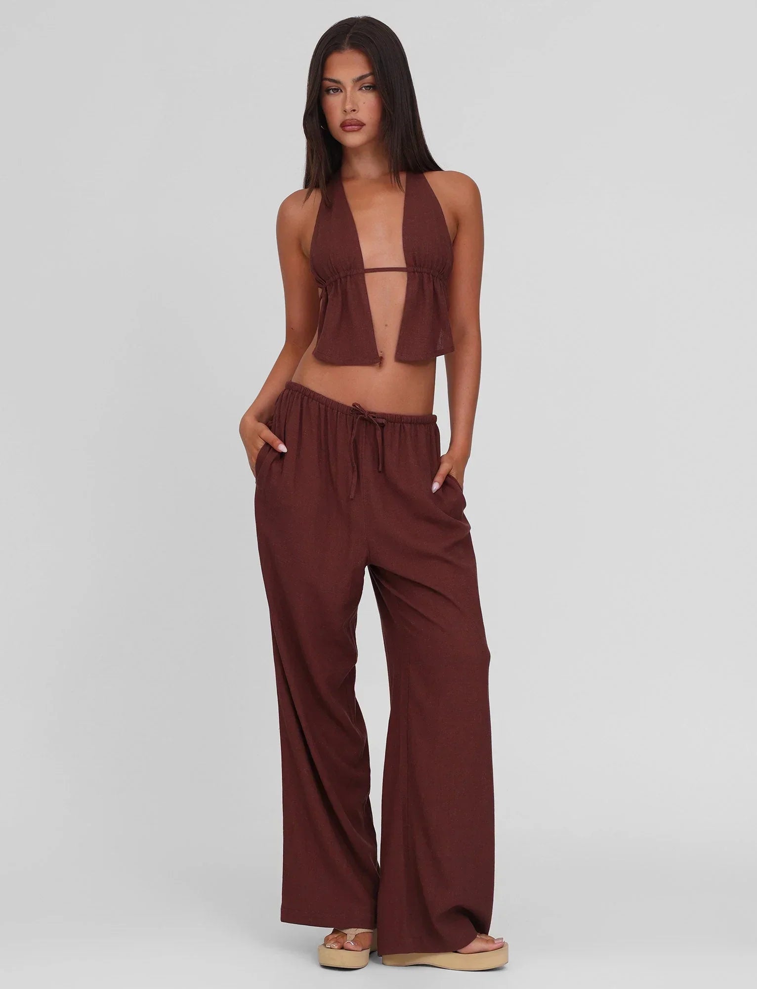 LAINEY PANT CHOCOLATE