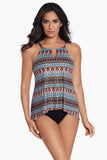 Peephole Tankini Top Nefertiti
