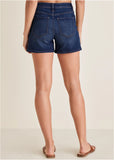 Naomi Denim Shorts Dark Wash