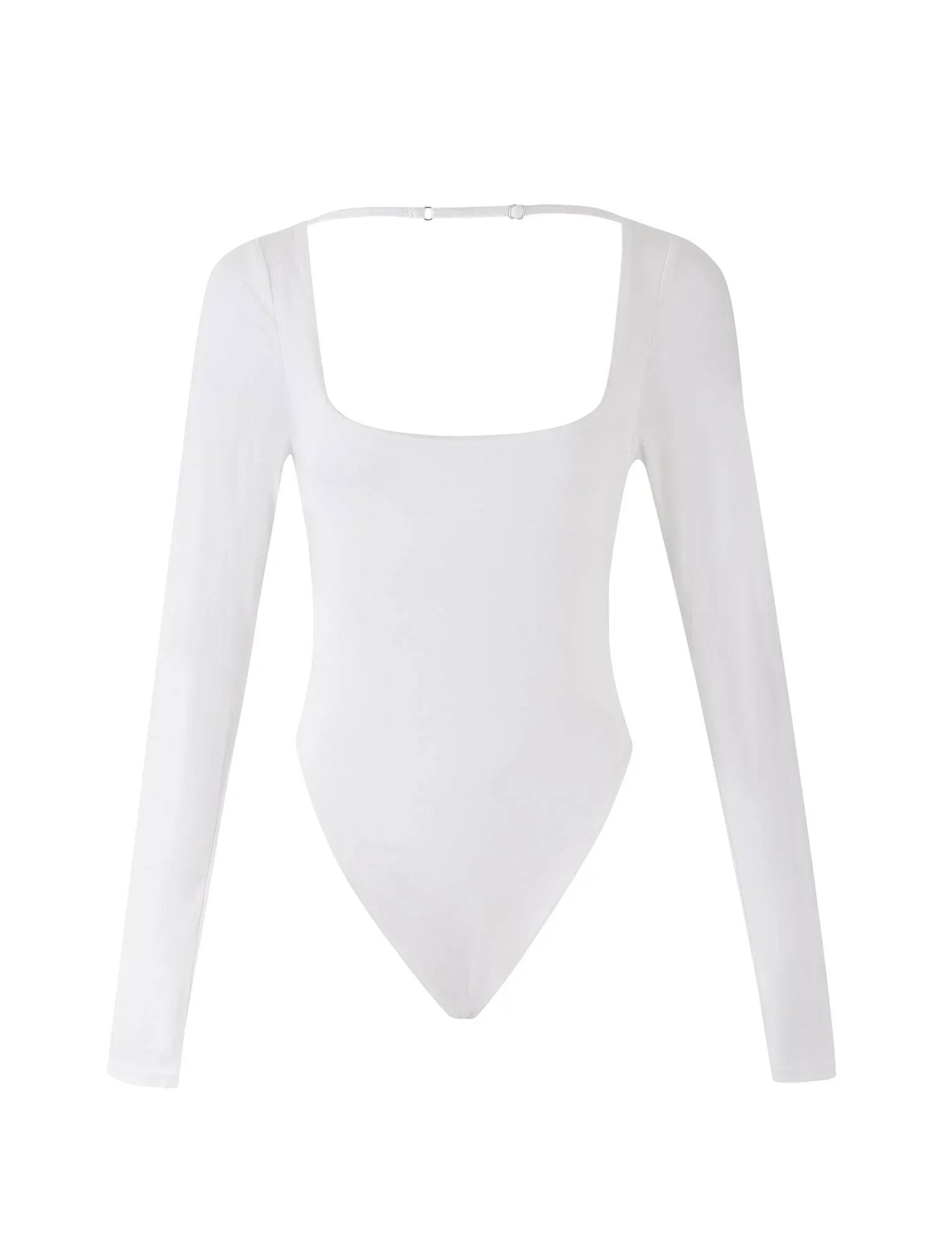 MINERVA LONG SLEEVE BODYSUIT WHITE