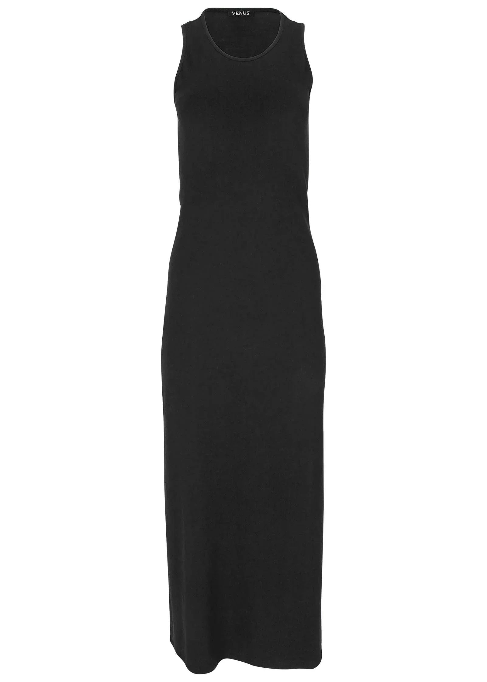 Tank Maxi Dress Jet Black