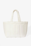 Waterproof Puffer Tote Bag in Ice