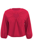 Cut Out Heart Top Red