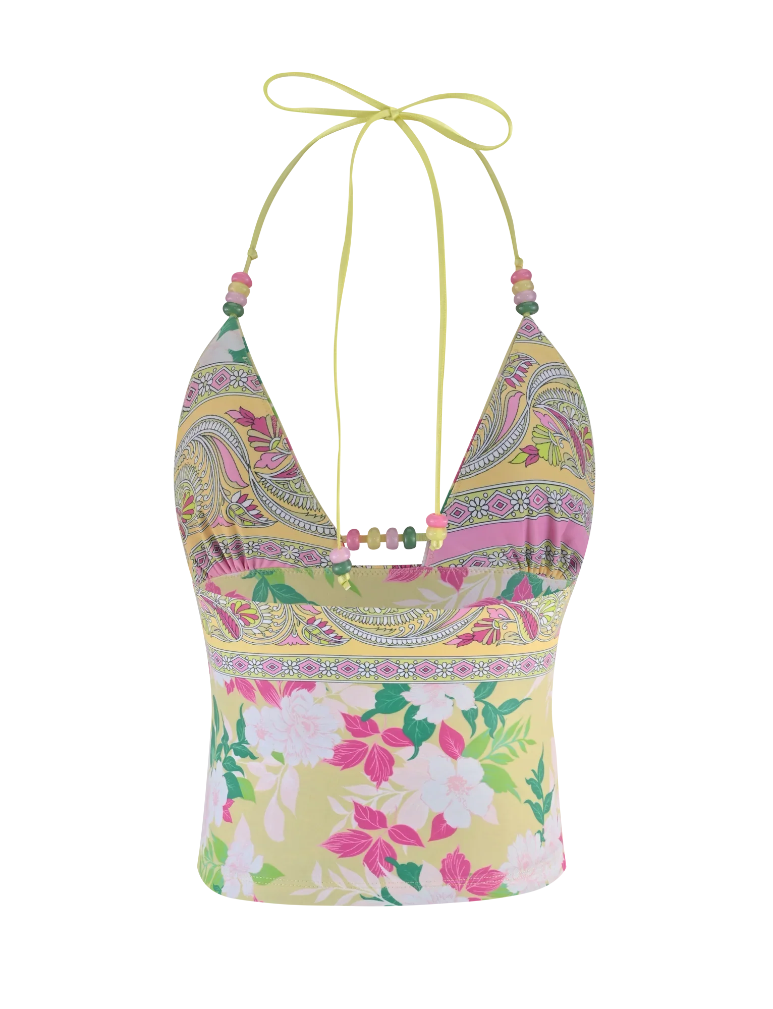 FINLEA TANKINI TOP PAISLEY BORDER