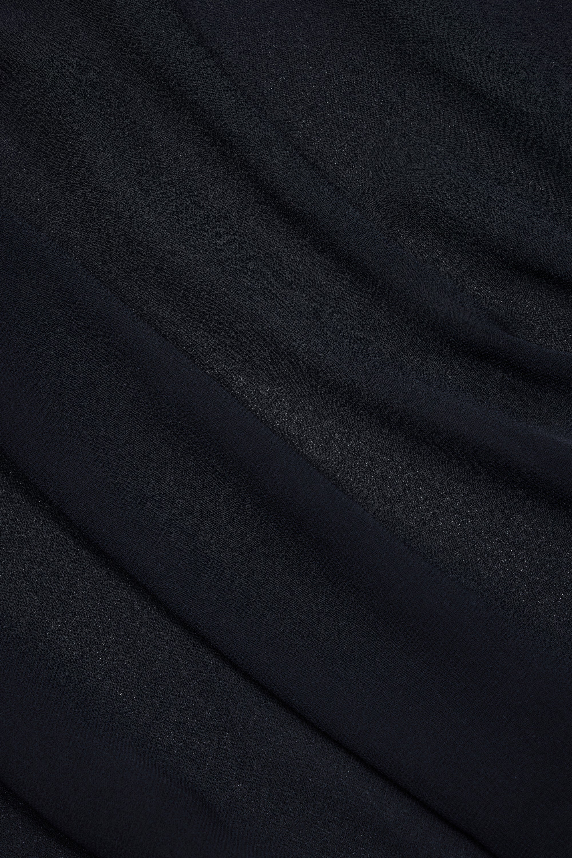 Cowl Neck Mini Dress in Black