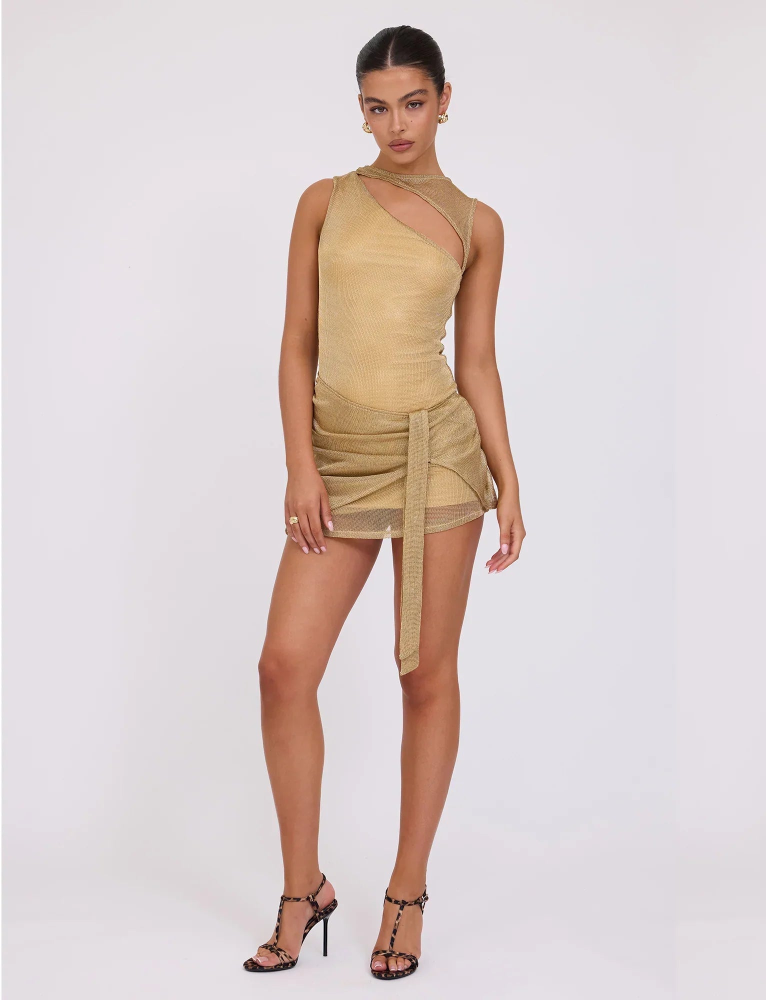 AZELMA DRESS GOLD