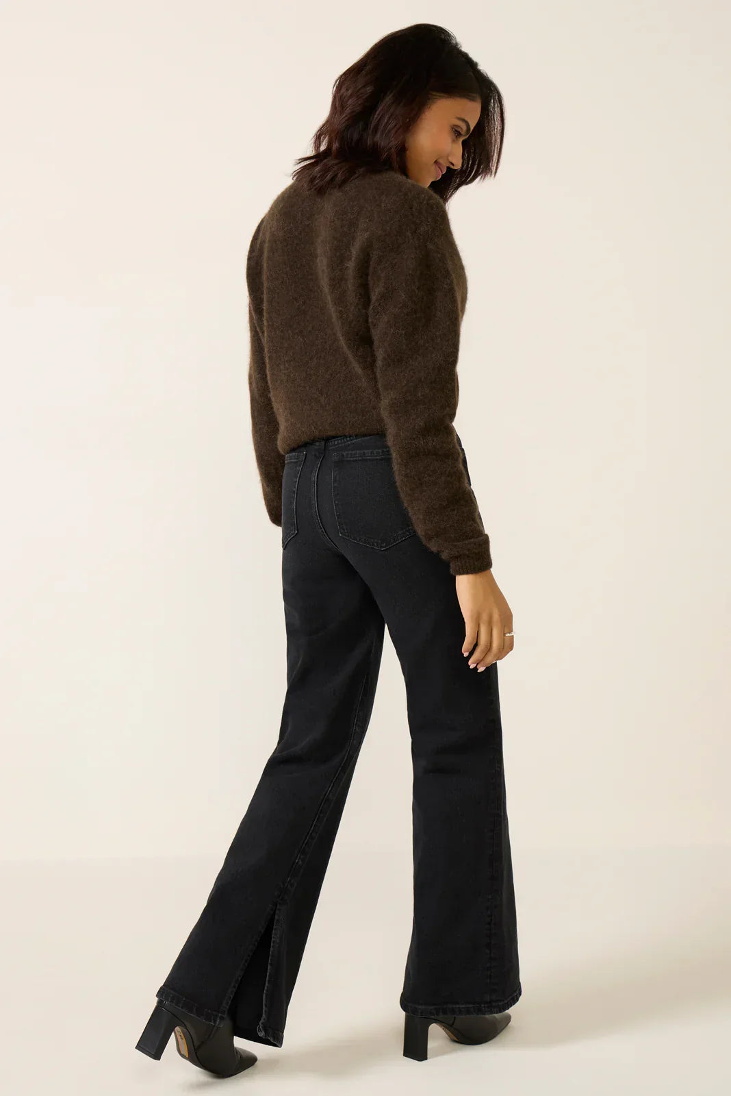 Ever Vintage Bootcut w Slit Jean