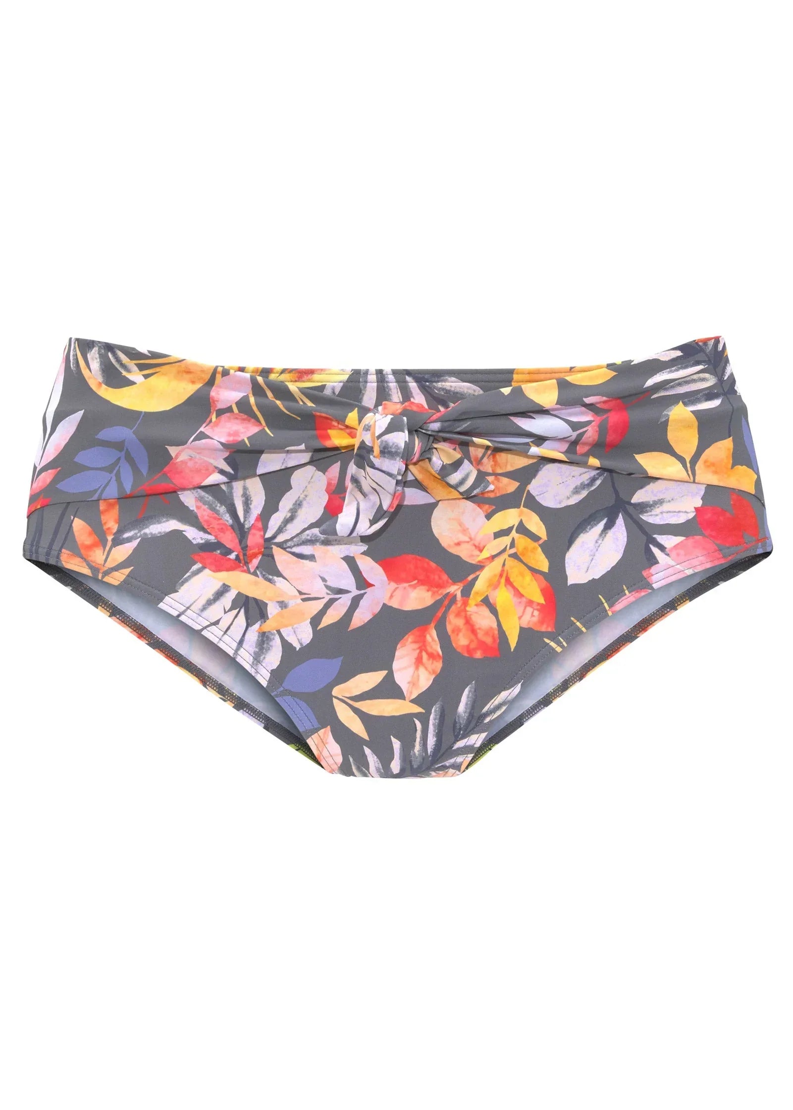 Mid Rise Moderate Bottom Grey Floral