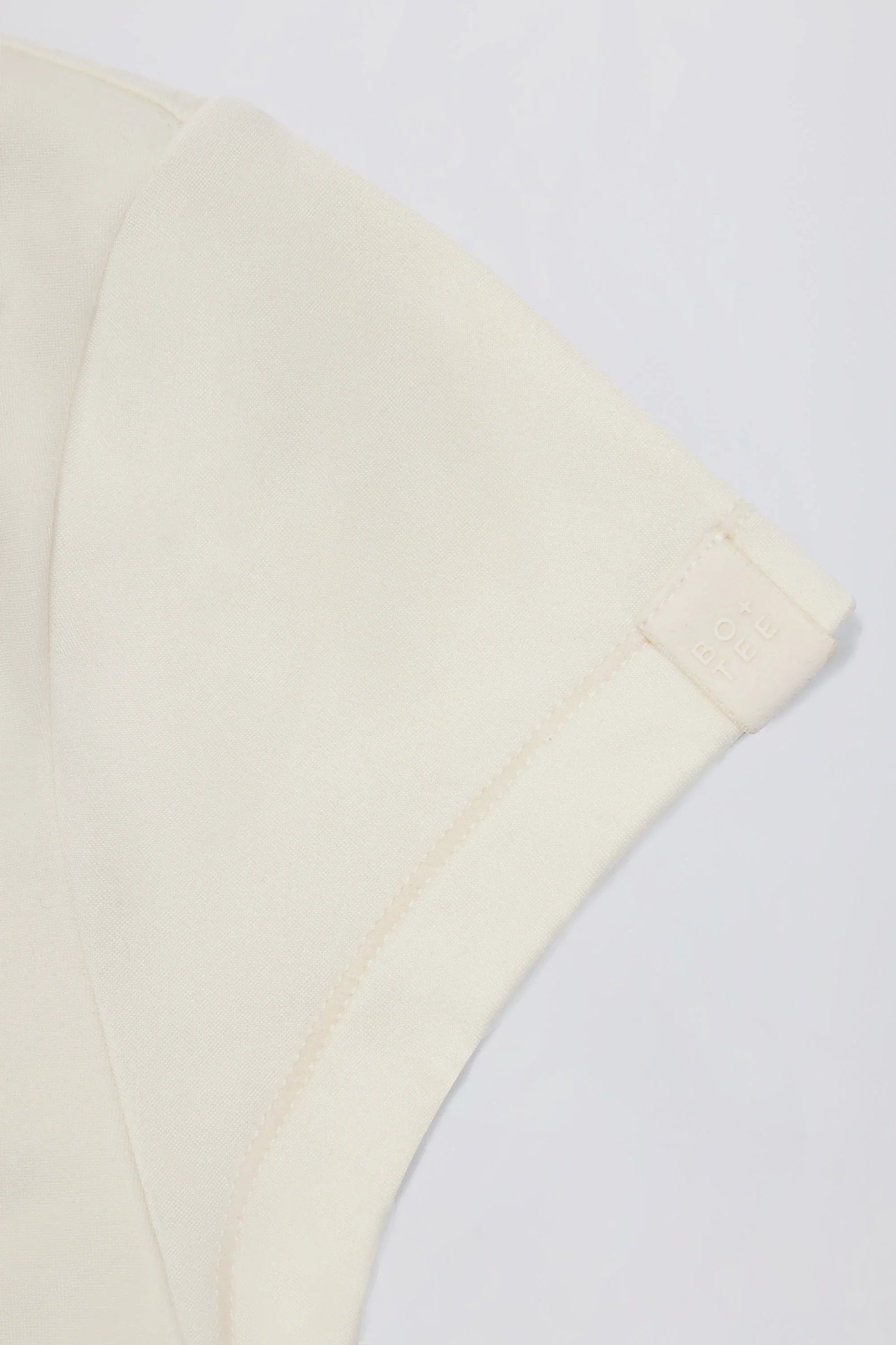 Cut Out Longline T Shirt in Oat
