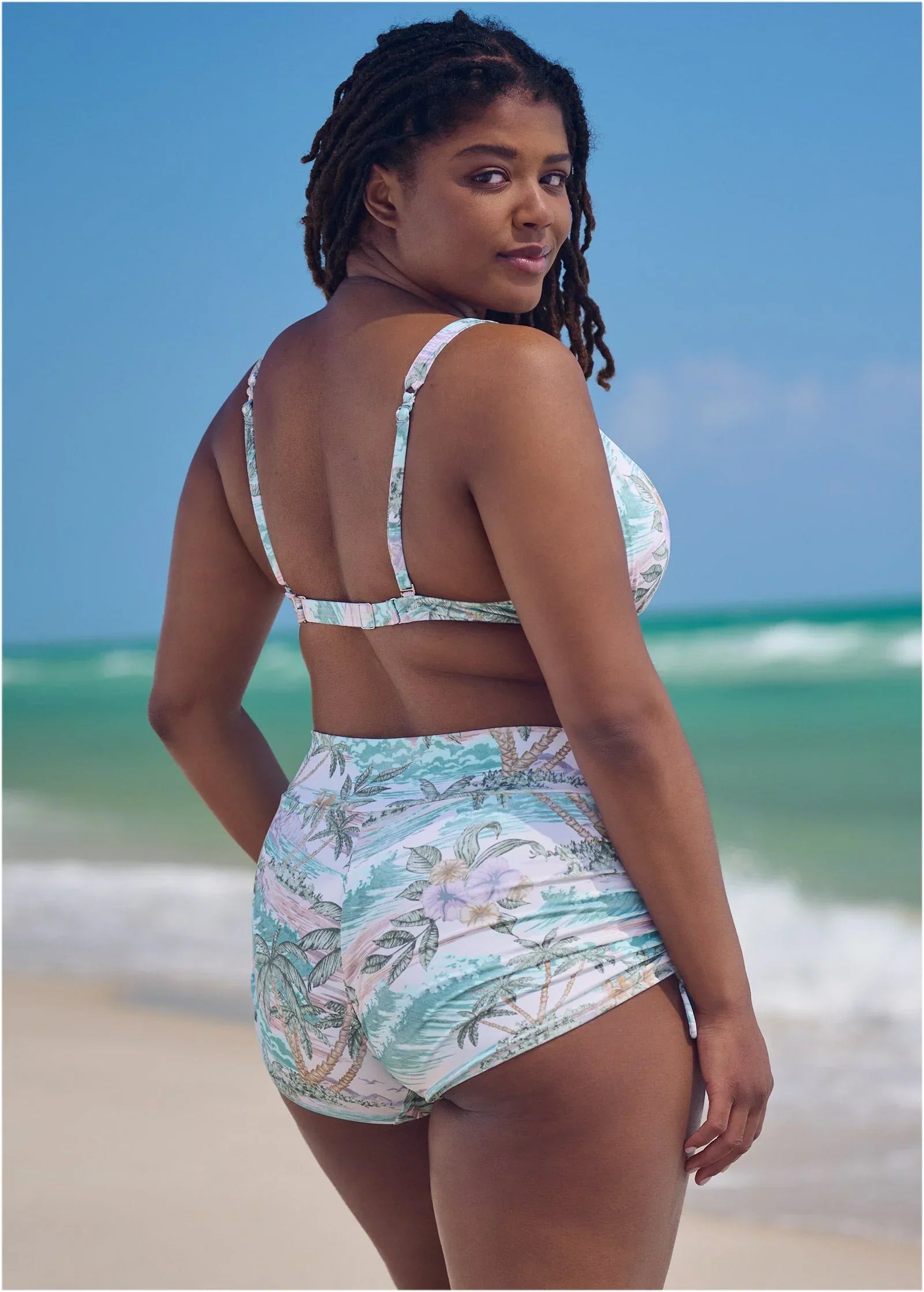 Over The Shoulder Marilyn Top Island Tides