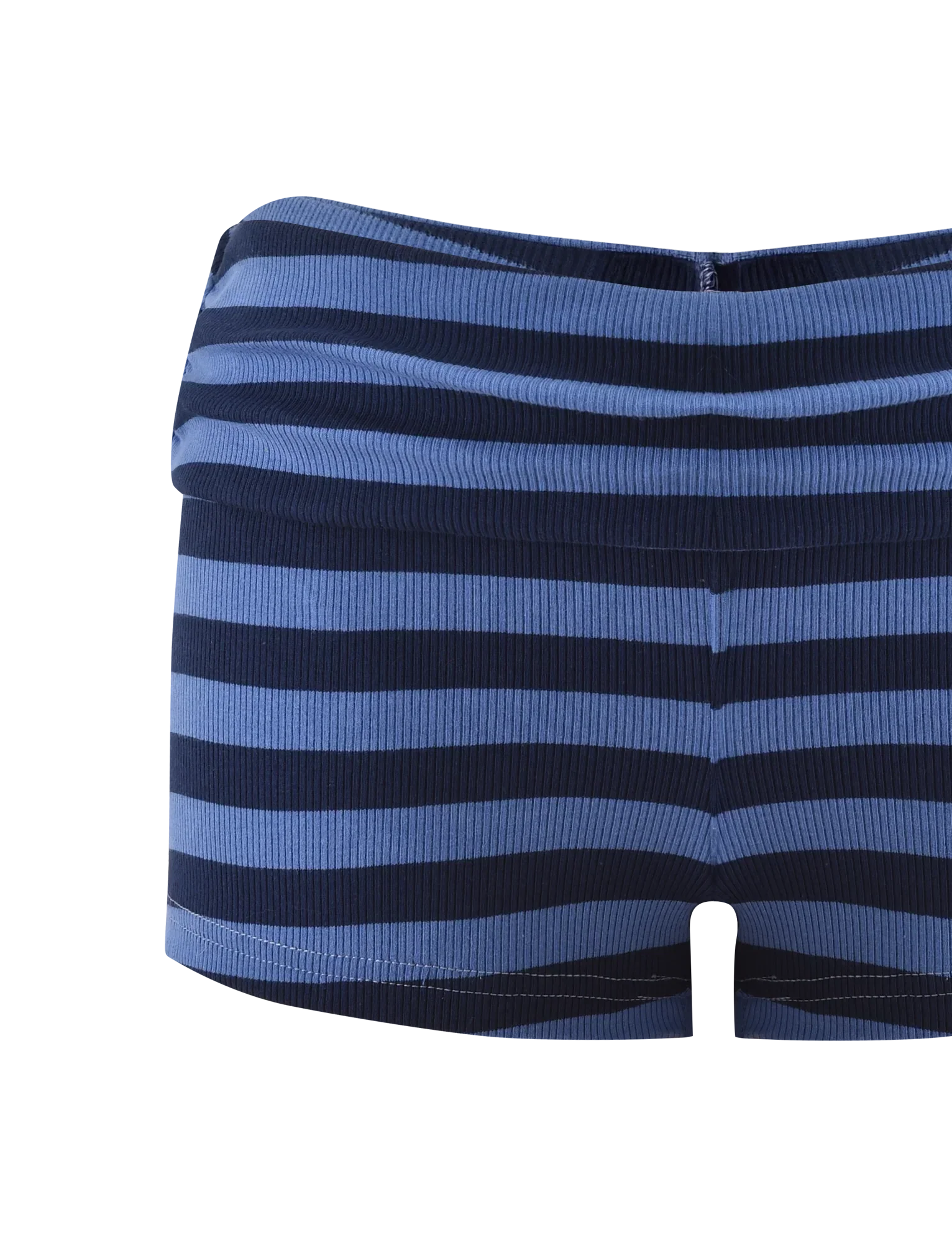CERYS RIB SHORT BLUE NAVY STRIPE
