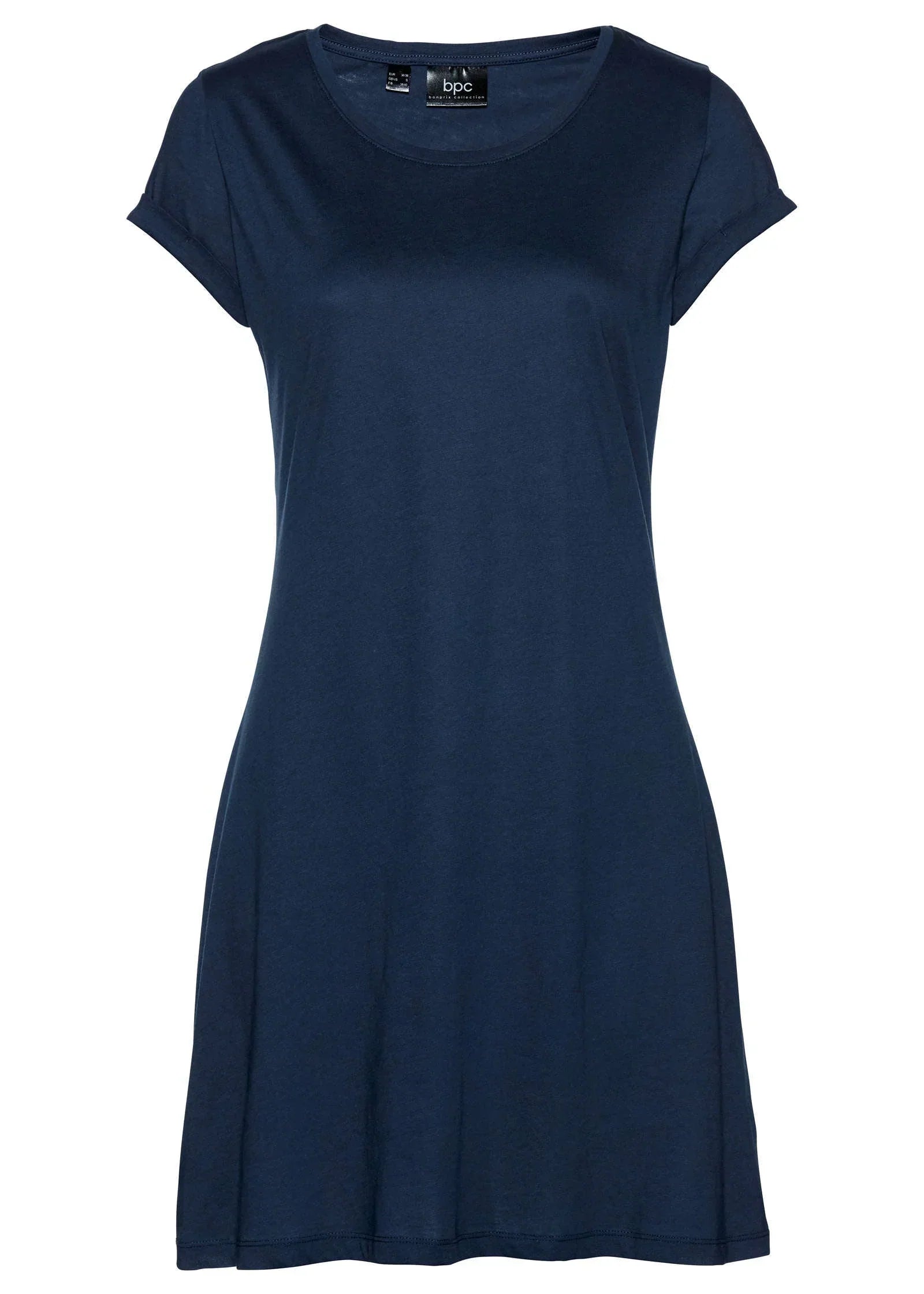 Flared Jersey Mini Dark Blue