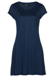 Flared Jersey Mini Dark Blue
