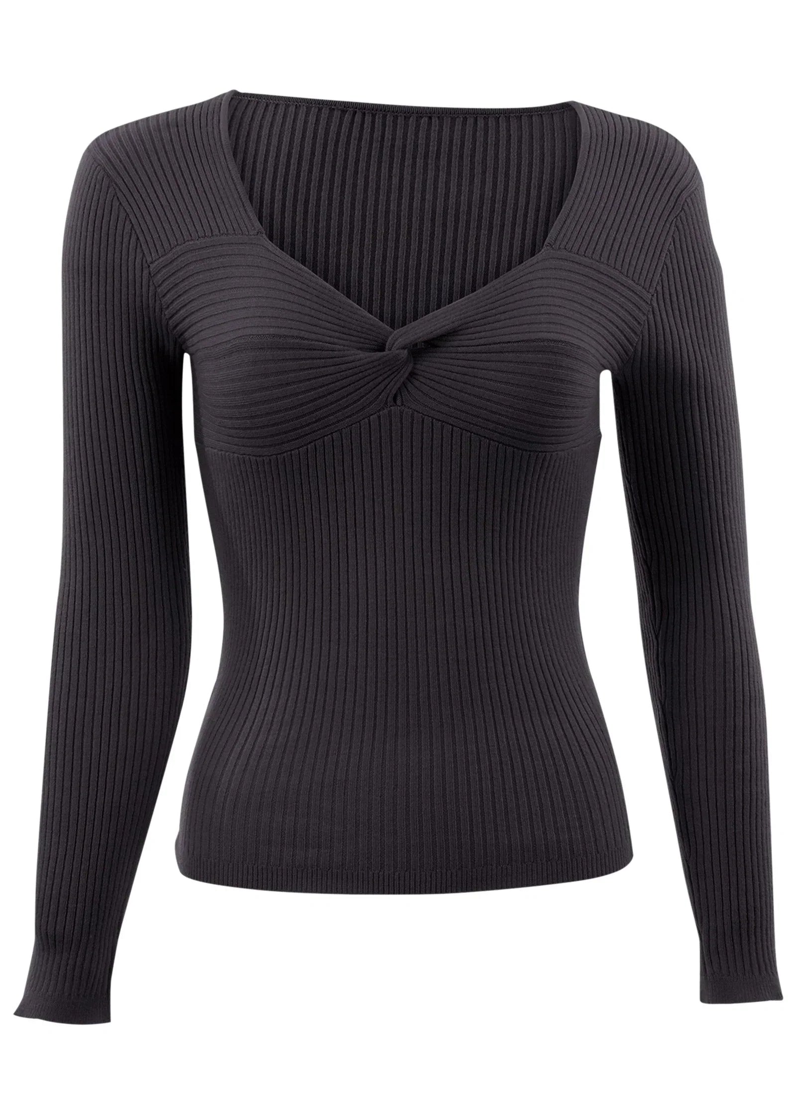 Long Sleeve Sweater Jet Black