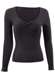 Long Sleeve Sweater Jet Black