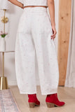 Eileen Bow Printed Barrel Jeans FINAL SALE