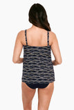 DD Cup Mirage Tankini Top in Linked In