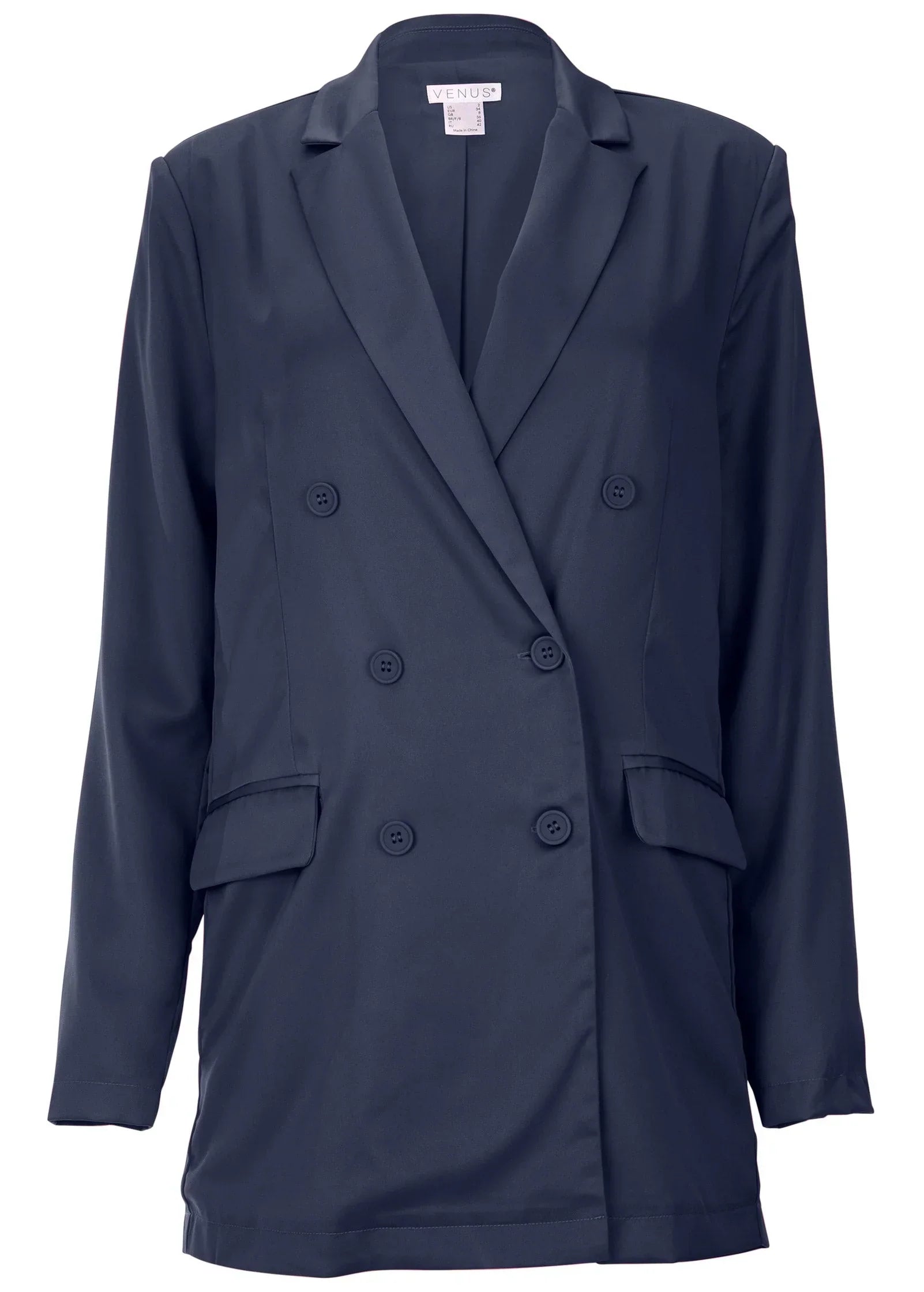 Double Breasted Blazer Navy