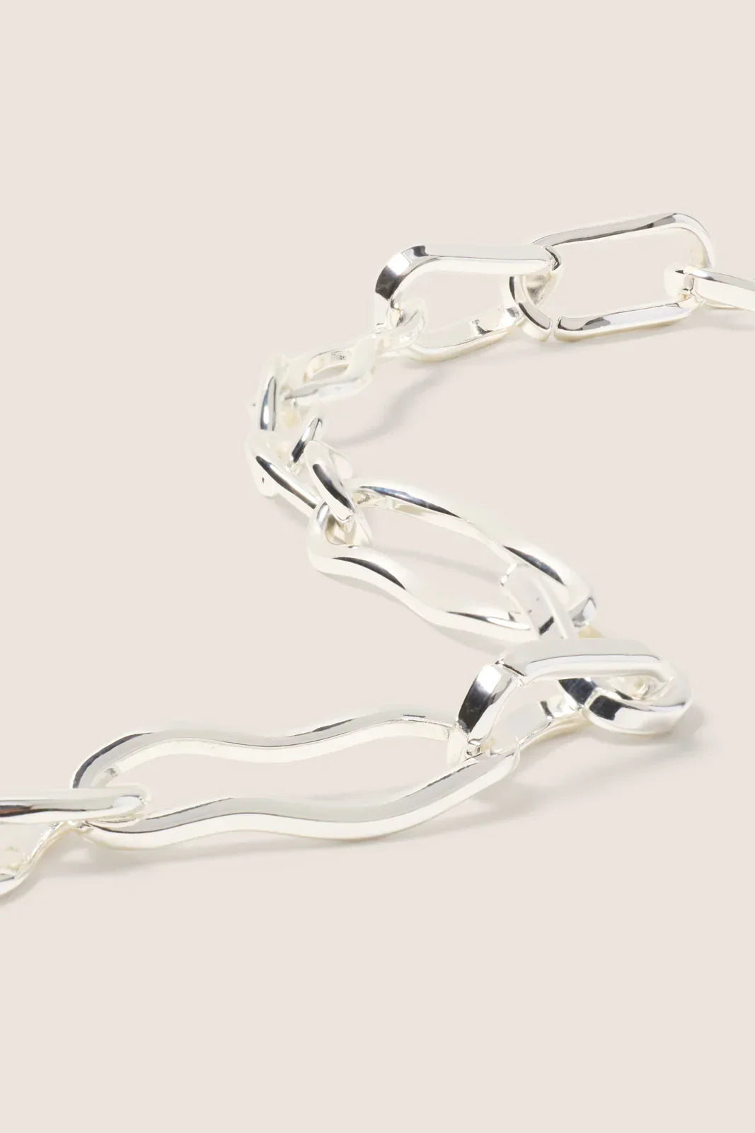 Meg Hammered Link Necklace