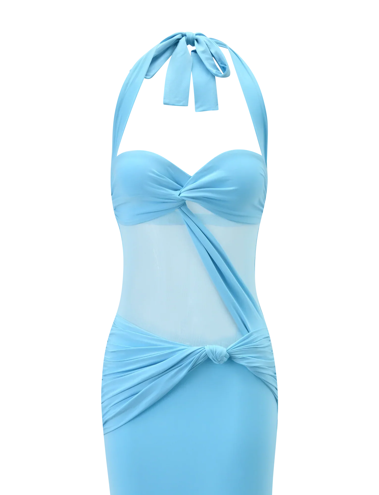 DAPHNIA DRESS AQUA