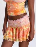 DUNE MESH SKIRT CREAMSICLE