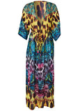 Long Kimono Cover Up Jungle Party