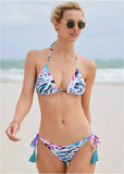 Key West Tie Side Moderate Bottom Lush Zebra