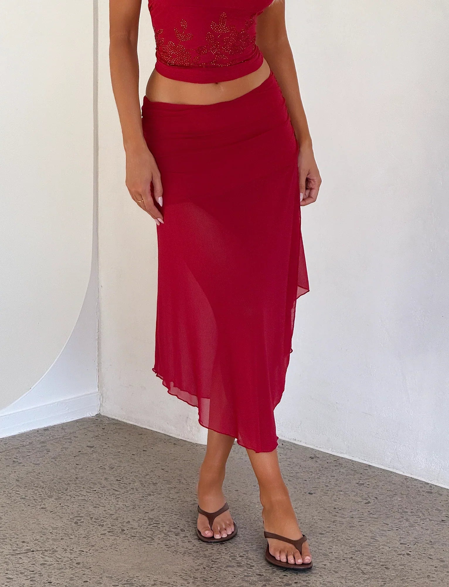 MARIANA SKIRT RED