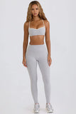 Soft Active Mid Rise Leggings in Grey