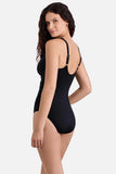 Kayla Ruffle Underwire One Piece Black