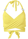 Laguna Wrap Underwire Top Pastel Yellow