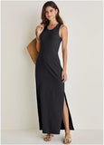 Tank Maxi Dress Jet Black