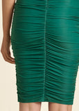 Ruched Mini Dress Green