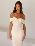 DENALI MAXI DRESS WHITE BONE