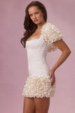 Cropped Bolero in Pearl