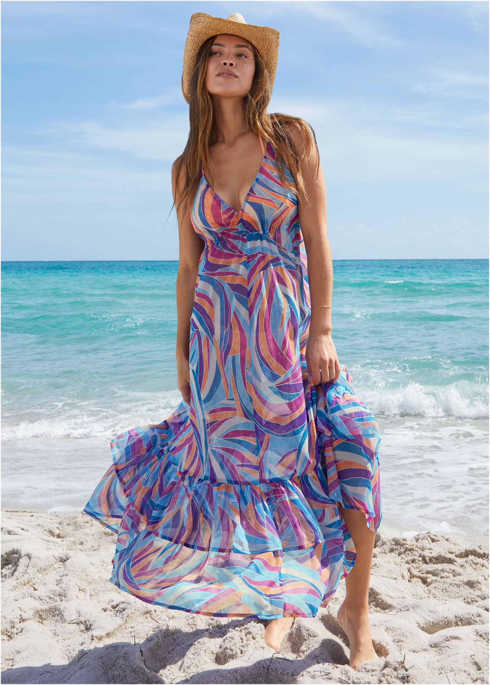 Cover Up Dress Santa Monica Abstract