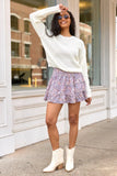 Sloan Ivory Textured Crewneck Sweater