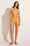 California High Leg Bottom Sunflower Pucker Rib