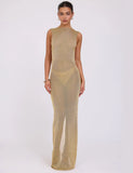 ZAELA DRESS GOLD