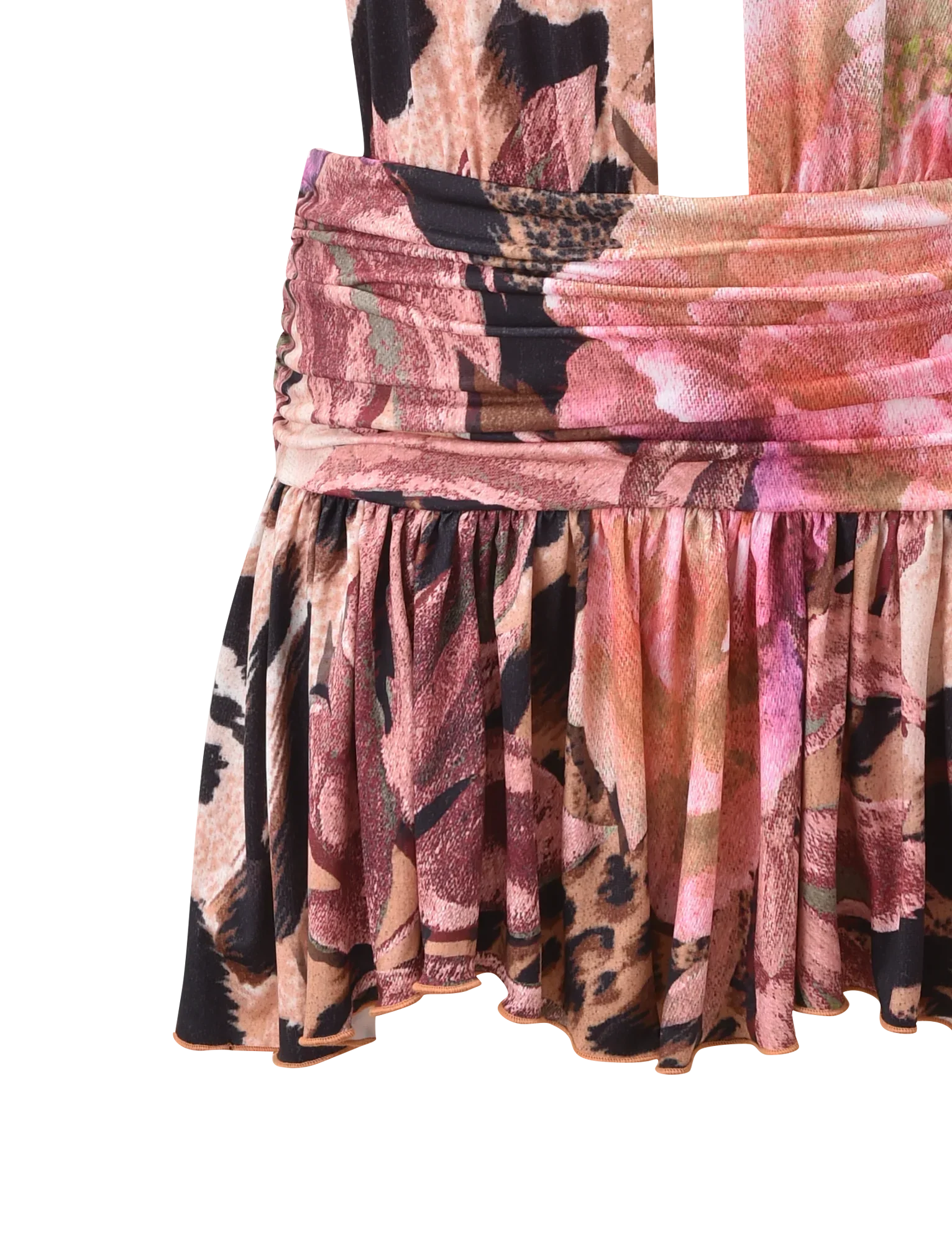INDI HALTER SCARF DRESS ANIMALIER FLORAL