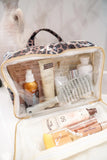 KenzKustomz Clear Coat Toiletry Case Leopard