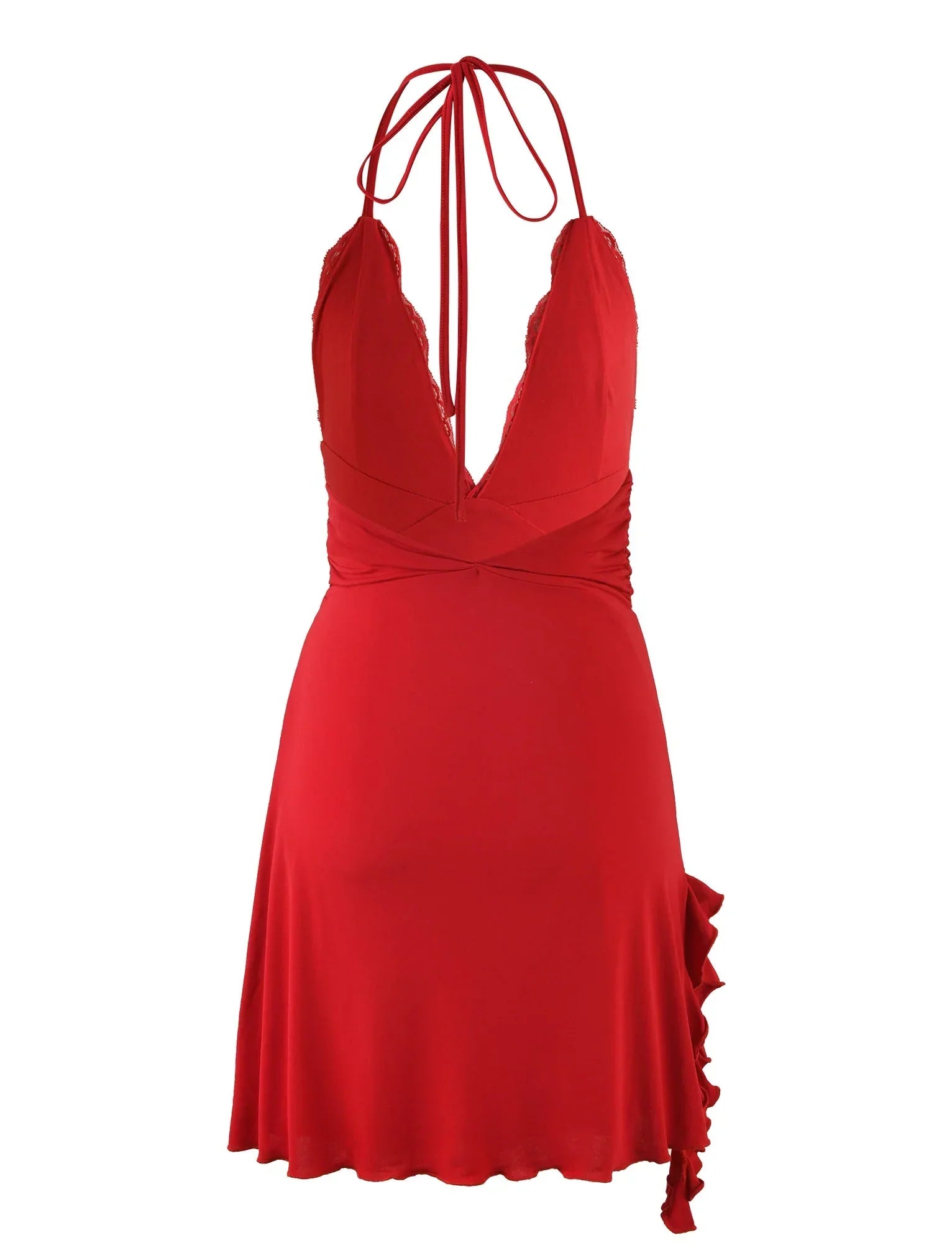 DEENA DRESS RED