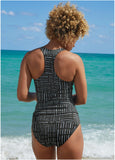 Ruched Racer Back Tankini Top Off The Grid