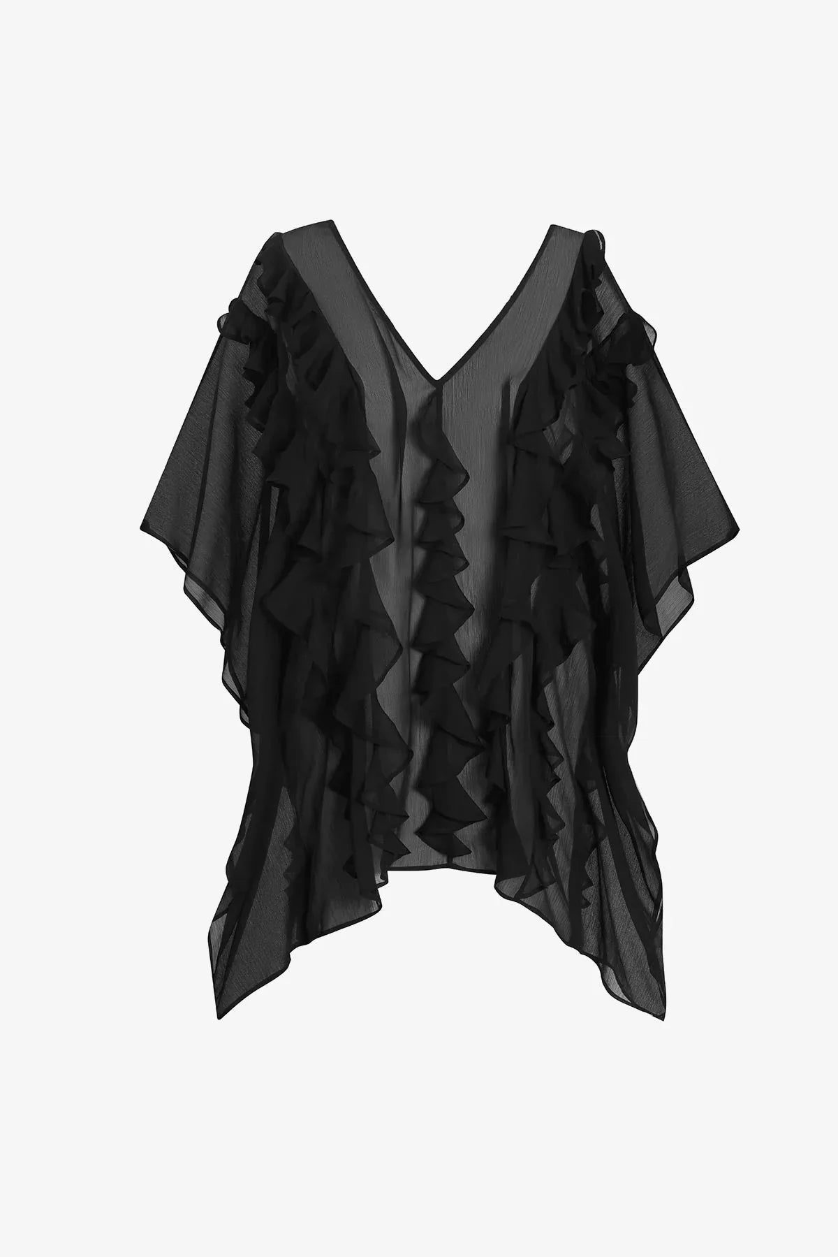 Breeze Poncho Black