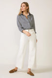 The Seamed Wide Trouser Crop